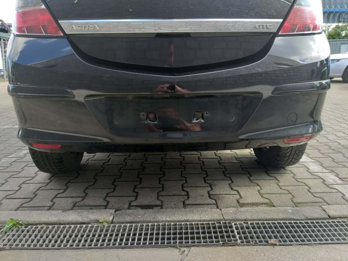 Opel Astra H GTC original Stoßstange Stossfänger hinten Z20R Saphirschwarz Coupe Bj.2006